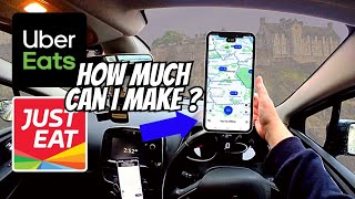 My First Day as an Uber Eats and Just Eat DELIVERY DRIVER: How Much can I Make? Net Worth
