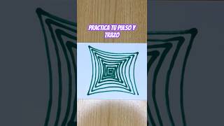 Practica tu pulso y trazo con este sencillo y divertido dibujjo#practice #art #dibujo #sencillo