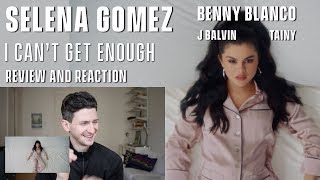 Selena gomez, j balvin, benny blanco, tainy - i can't get enough
reaction