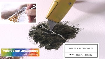 Winter Techniques Preview with Geoff Kersey ⎮ Watercolour Landscapes