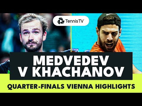 Daniil Medvedev vs Karen Khachanov ENTERTAINING Match Highlights | Vienna 2023