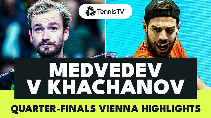 Daniil Medvedev vs Karen Khachanov ENTERTAINING Match Highlights | Vienna 2023