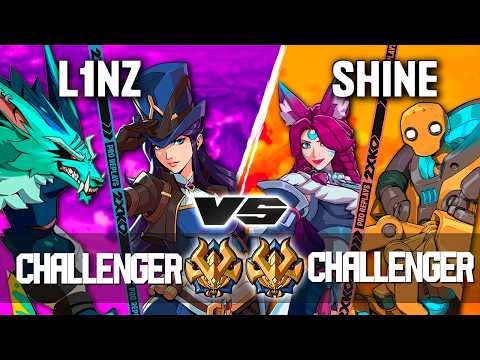 2XKO ▰ L1NZ (Caitlyn-Warwick) vs SHINE (Ahri-Blitzcrank) ▰ 2XKO Pro level replays