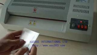 ASC Laminating Machine operating method.wmv