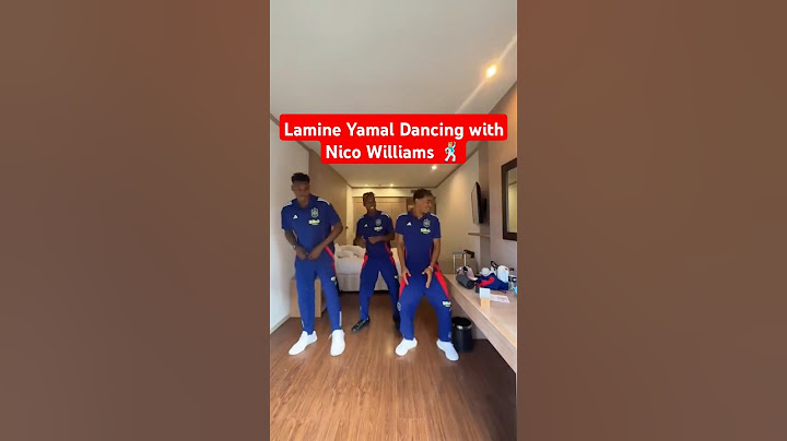 Lamine Yamal Dancing with Nico Williams 🕺🏼🇪🇸 #lamineyamal #nicowilliams #españa #barcelona