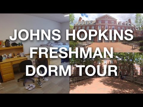 COLLEGE FRESHMAN DORM TOUR | JOHNS HOPKINS UNIVERSITY