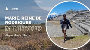MINI TOUR at Marie Reine de Rodrigues + Gravier Beach | Pointe Canon RODRIGUES ISLAND
