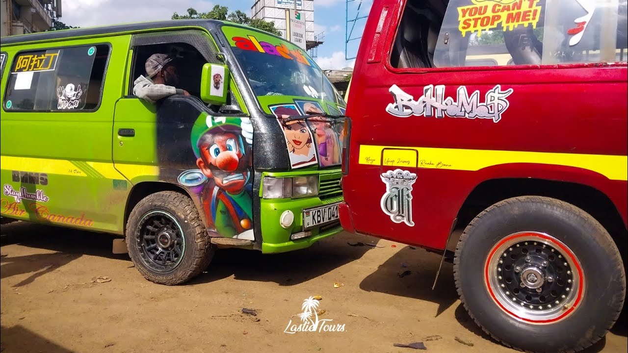 THE HIGHEST PAID NGANYA MATATU CREW IN KENYA ?! ALADDIN from BANANA