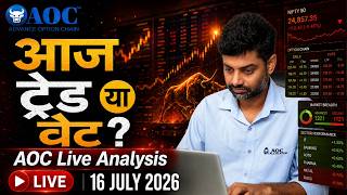 Nifty Live Trading - 16 JULY 2026 | Master F&O, NIFTY and STOCK with AOC Calculator screenshot 4