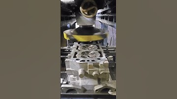 cylinder head resurfacing process #satisfying #youtube #new #shorts