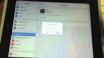 How to Update an iPad to iOS 7.1.2 over WiFi