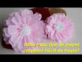 DIY Flor de Papel Crepom (Flor p/ Decoração Junina Fácil de Fazer)