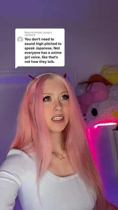 I sound like an anime character :3  #cringe #anime #gamergirl #cosplay #japanese