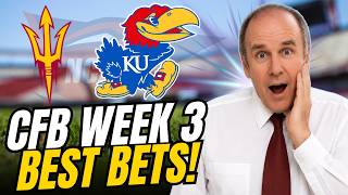 Wembley Stadium Showdown! Arizona State vs Kansas BEST Bets | CFB Week 3