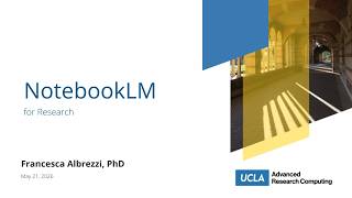 NotebookLM for Research: Introduction Profile