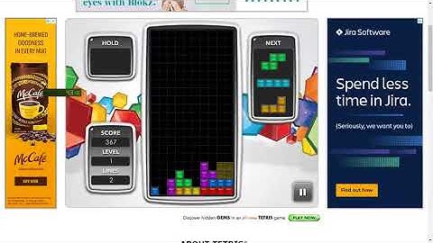 Tetris (web) 10 lines in 1:47