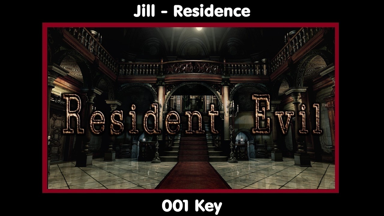 Re1 ♡ Resident Evil Remake - Jill - Residence - 001 Key - 7 - YouTube