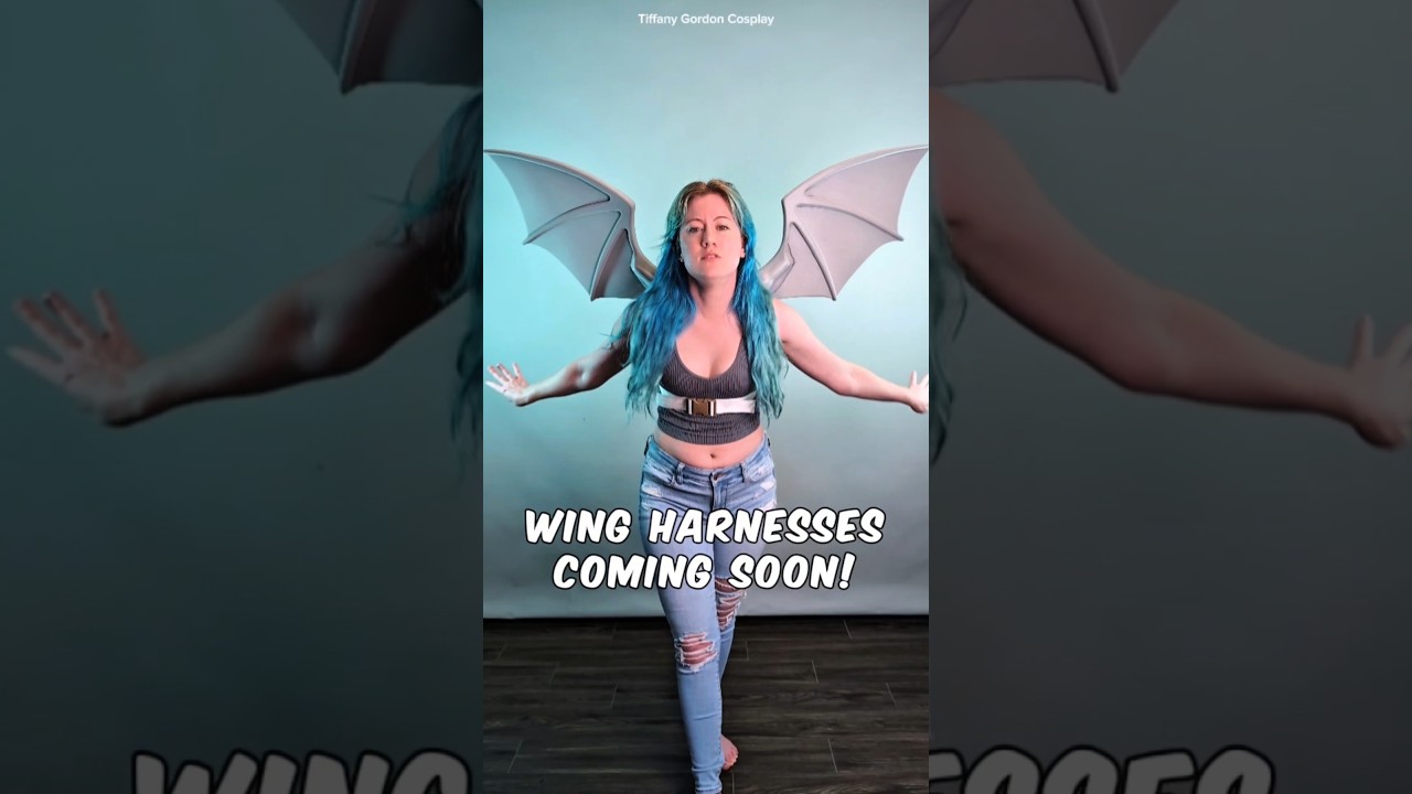 Are These The Future Of Cosplay!?! #wings #cosplay #wingharness