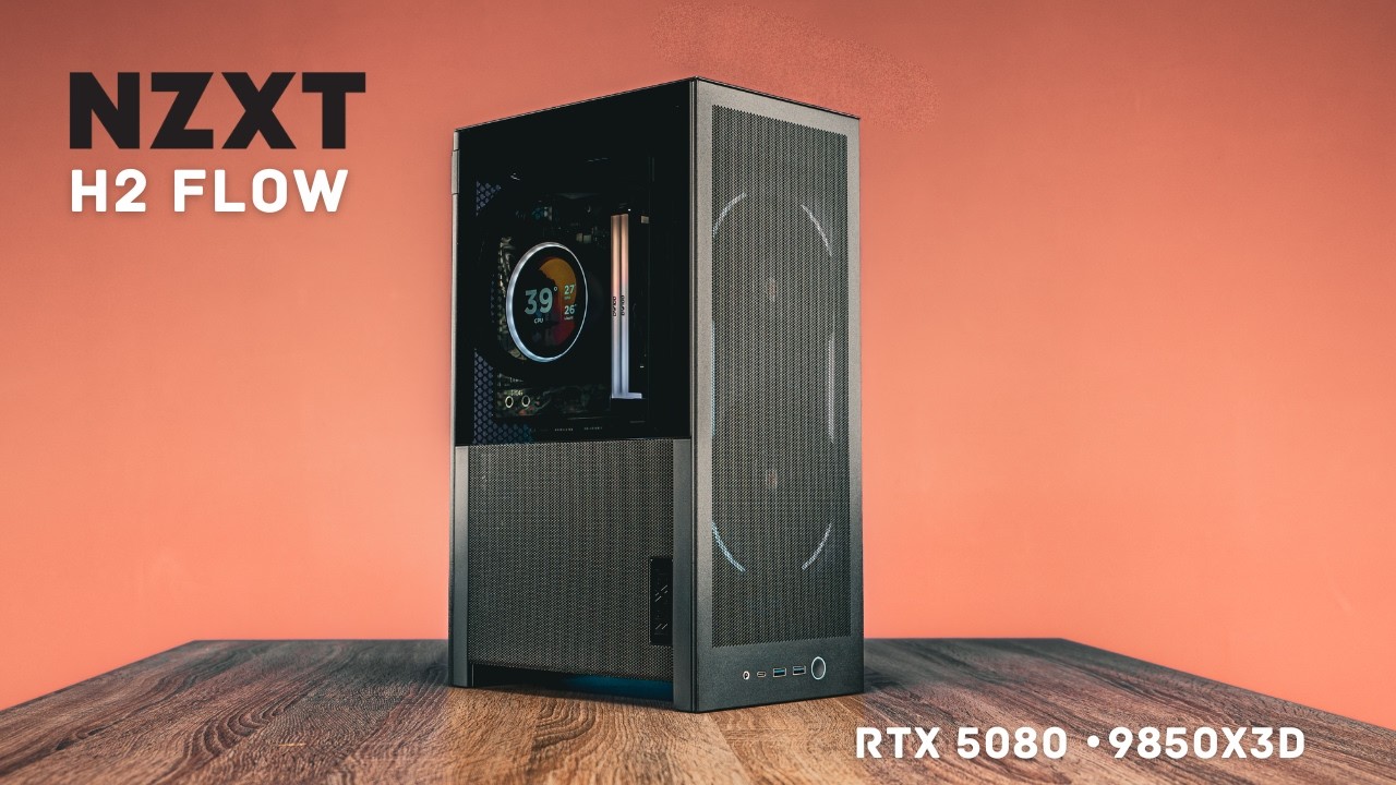 NZXT H2 Flow | ITX Airflow that works | PNY GeForce RTX 5080 ARGB