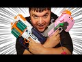 Nerf vs X-SHOT! Битва бластеров Овервотч D.Va против Zuru Xcess