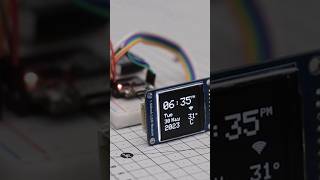 How i build this Tiny Desk Clock with weather station#diyprojects#diy#shorts#arduino