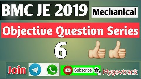 BMC JE 2019-Mechanical Objective Questions-Heat Transfer