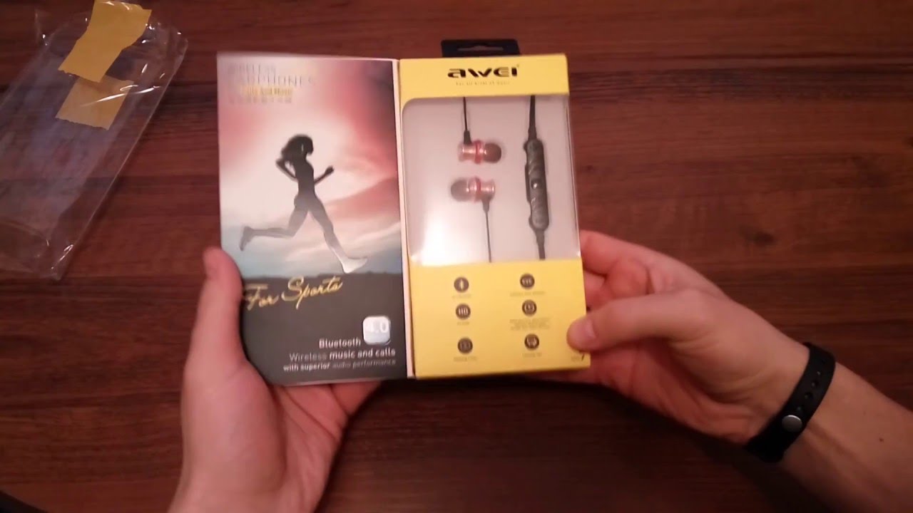 Awei A980 Bluetooth спортивные, беспроводные, водонепроницаемые наушники