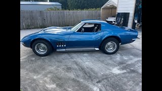 1969 Chevrolet Corvette L68 427ci/400hp 4 Spd TRIPOWER at auction on 427Stingray.com