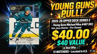 Upper deck series 2 huge pull #nhl  #trending #fyp #shorts #youtube 