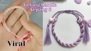 How to Make Bracelet with Thread| macrame Tutorial | DIY Simple Sewing Thread Bracelet with Adjuster