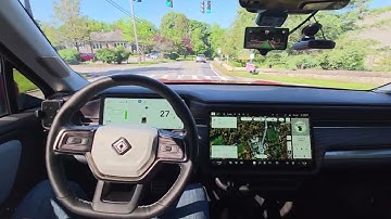 Comma 3X Driving in the Rivian w/Shadows, Rough Roads & Stopped Traffic
