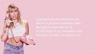 Miley Cyrus - No Tears Left To Cry (Ariana Grande Cover) (Lyrics)