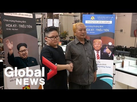 Vietnam barber marks second Trump-Kim summit with haircuts