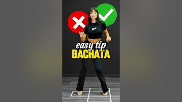 Bachata Basic Step! Bachata Tutorial For Beginners ❌ Avoid This Mistake ❌ #bachata