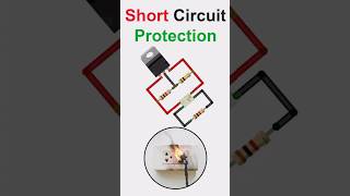 Short Circuit Protection Circuit using IRFZ44N MOSFET #shorts #electronic