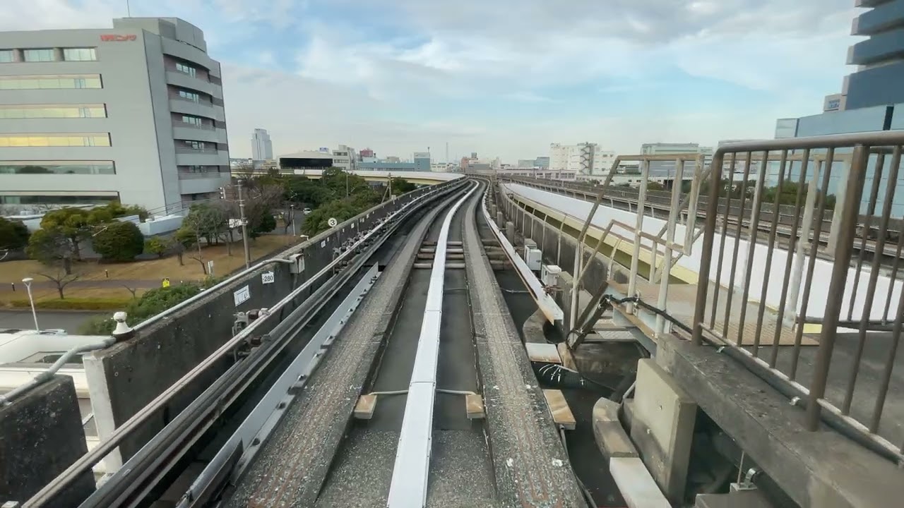 【シーサイドライン】前面展望　金沢八景〜鳥浜間