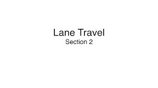 Oregon Driver Manual 2 - Lane Travel