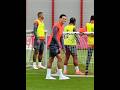 Jamal Musiala Walking Normally And Talking To His Temmates At Bayern S Training Session