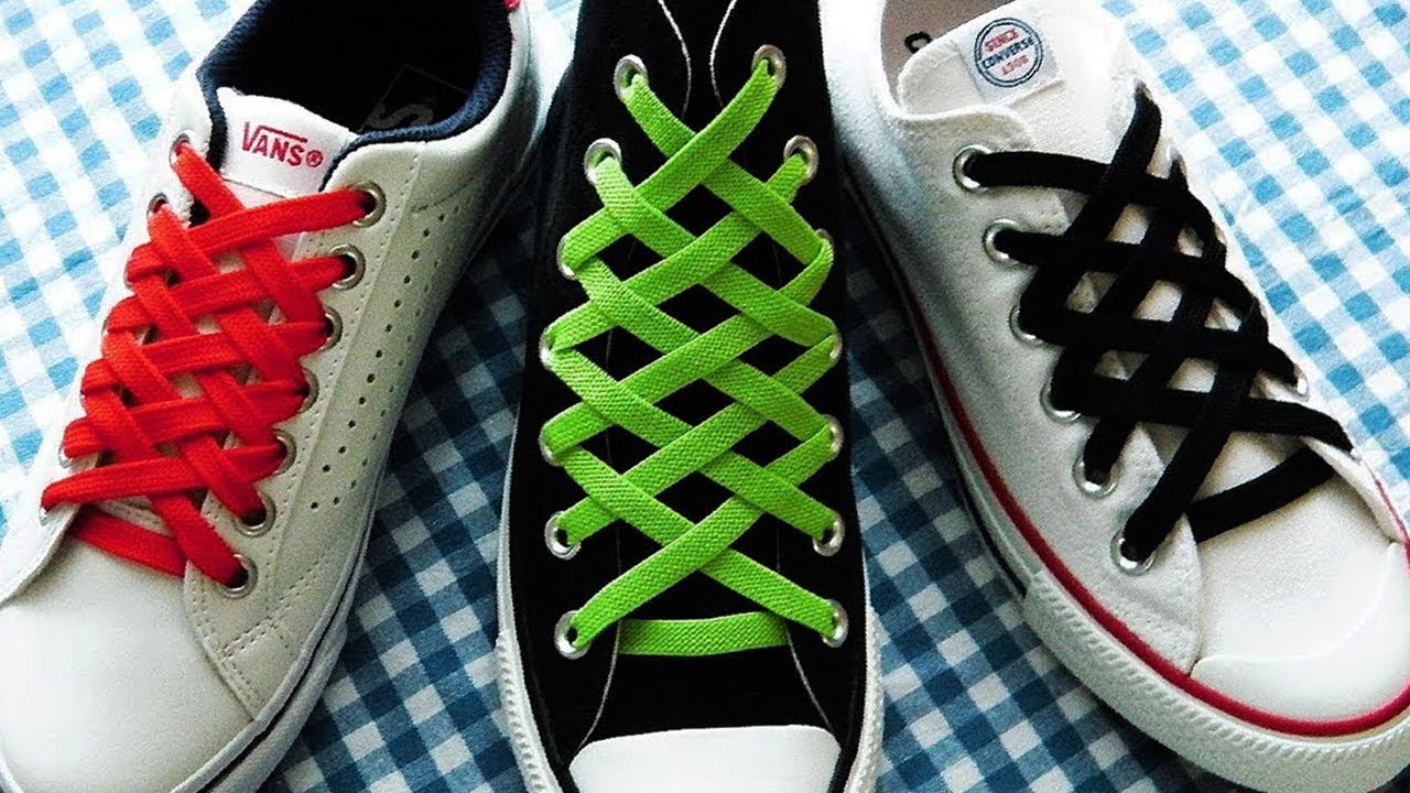 How To Tie Shoe Laces Creative Ways to Fasten Tie Your Shoes Tutorial