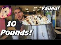 $100 ICE CREAM CHALLENGE | WITH RAINA HUANG | IN A DOG BOWL? |TEXAS MAN VS FOOD