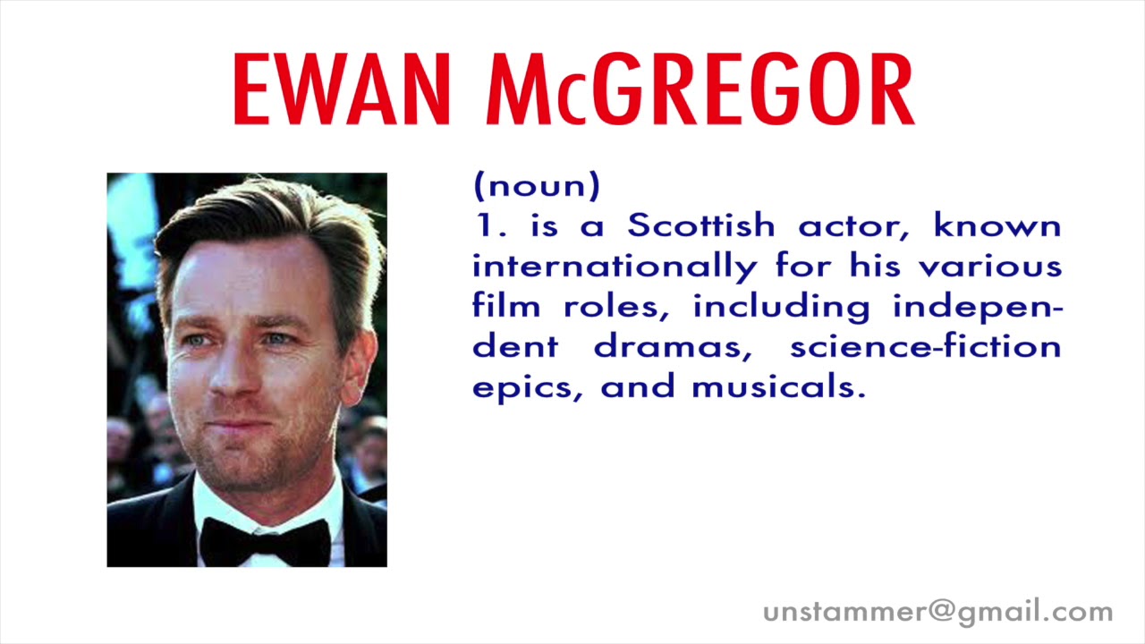 How To Pronounce Ewan Mcgregor - Youtube