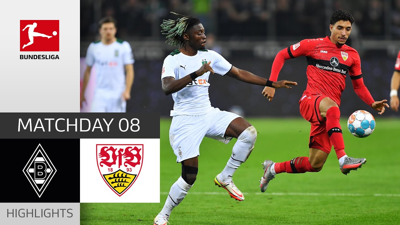 Borussia M'gladbach - VfB Stuttgart 1-1 | Highlights | Matchday 8 –  Bundesliga 2021/22 - YouTube