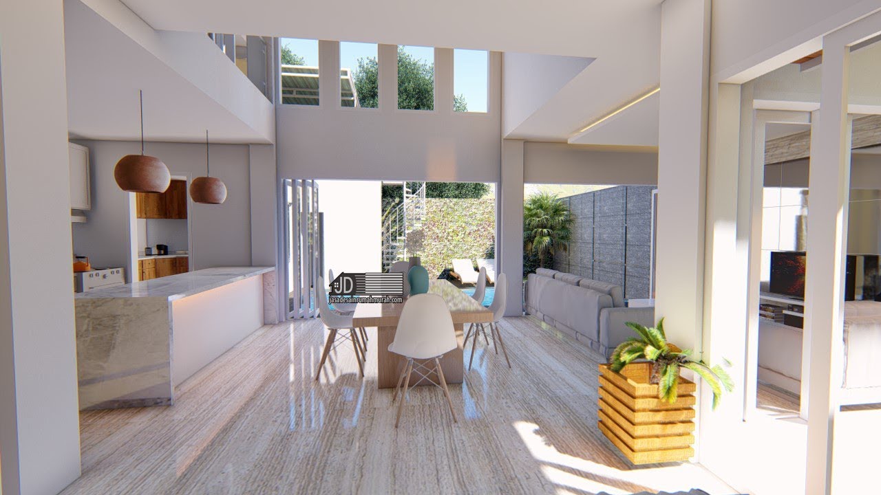 Desain Rumah Open Concept Mewah Modern Sejuk Lega Youtube