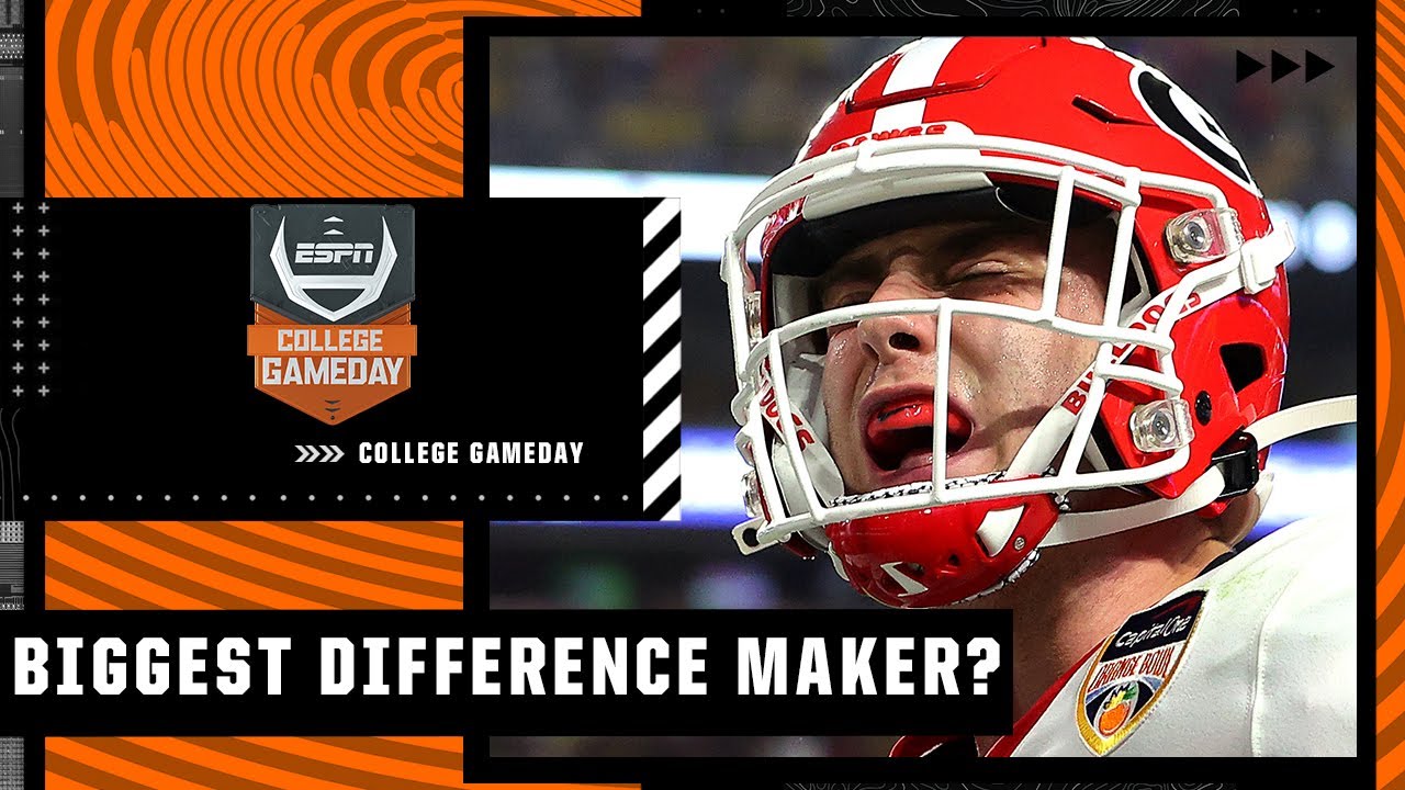 Who will be the BIGGEST difference maker in Georgia vs. Alabama? | College GameDay