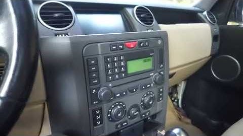 EASY - Setting the Clock on LR3 Land Rover, Time Change for Daylight Savings, adjust radio display.