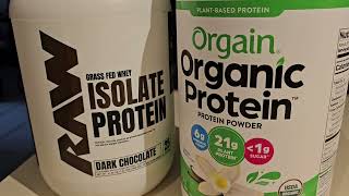 My review on two  protein powders from Sam's Club.