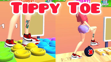 ✅Tippy Toe. All Levels TOP Gameplay iOS Android Mobile Games Walkthrough New Update Max Level