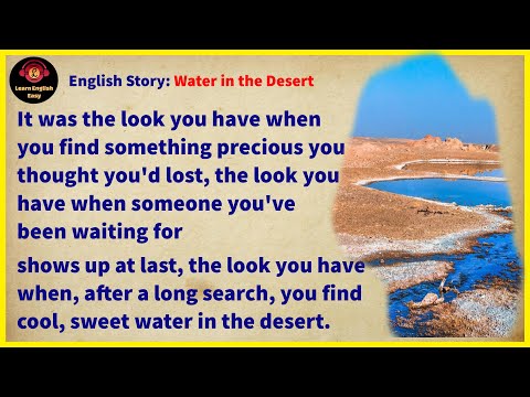 Learn English Through Story Level 1 - Water In The Desert