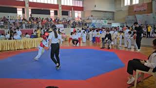 #ลูกครึ่งไทยเกาหลี เตะเก่ง👍 ชีวอนแข่งเทควันโด อายุ 8ขวบ ACT championship 2024 #thekicktaekwondo