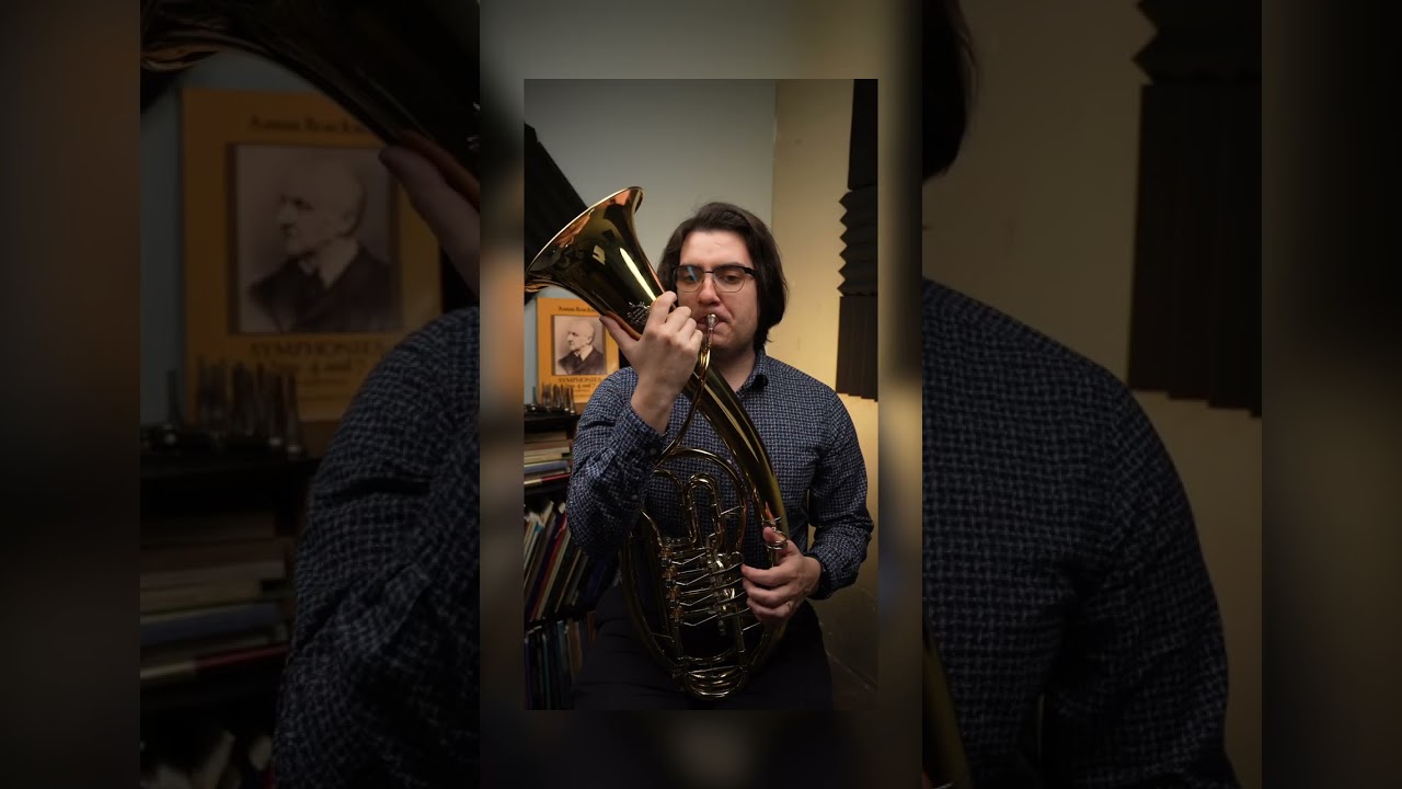 We're doing Bruckner's 7th symphony at the Louisville Orchestra and I'm playing the Wagner Tuba solo